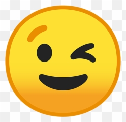 My Man Winks At The Opposite Sex - Emoji