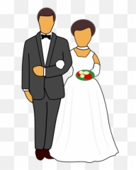 Wedding Couple - Bride And Groom Clipart Emoji,Wedding Ring Emoji