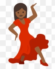 File Emoji U - Dancing Girl Png