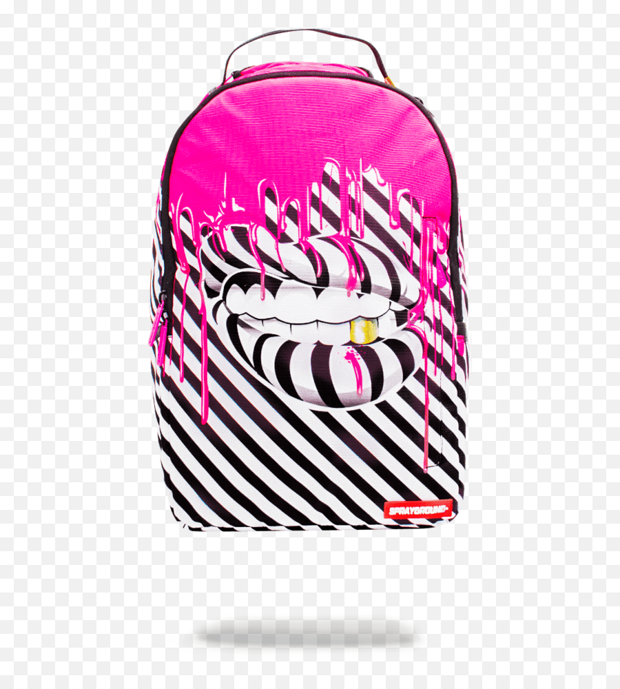Sprayground Illusion Lips Backpack - Sprayground Bags For Girls Emoji,Backpack Emoji