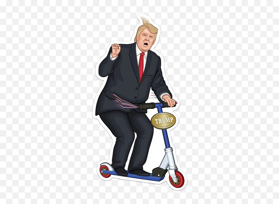 Trump Dancing Png Picture - Trump On A Scooter Emoji,Donald Trump Emoji
