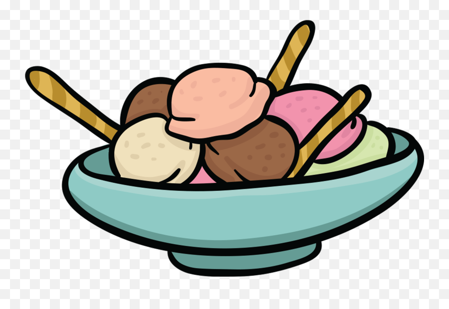 Junk Food Sticker Emoji Pack For Imessage - Eat Ice Cream Bowl Cartoon,Food Emoji Png