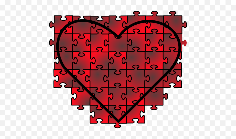 Corazon Rompecabezas 3 Free Svg - Heart Puzzle Emoji,Glowing Heart Emoji