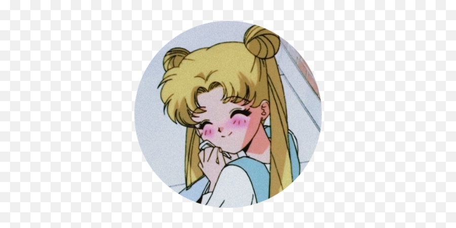 Sailormoon Usagi Blush Blushing Aesthetic - Sailor Moon Usagi Aesthetic Emoji,Blushing Girl Emoji