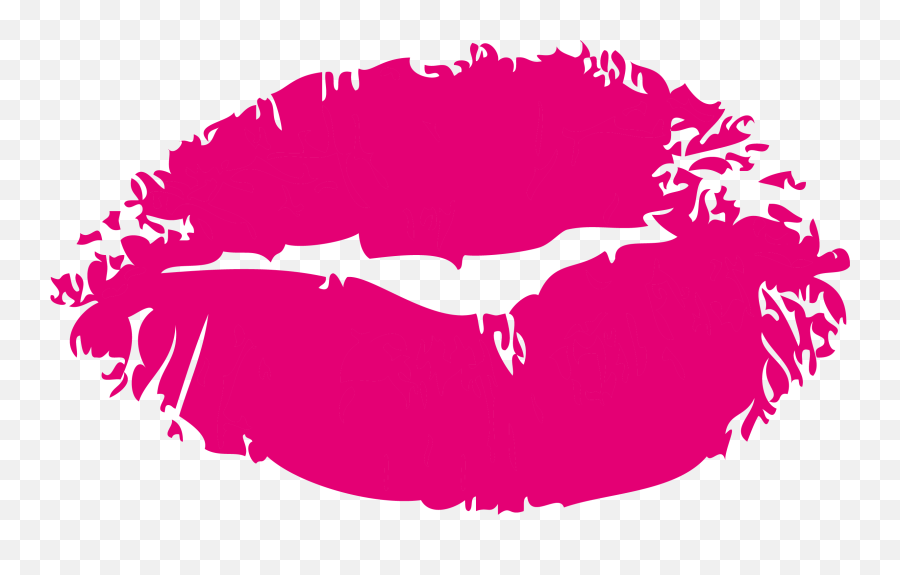 Kissing Lips Png - Kiss Tattoo Illustration Pink Lips Lips Emoji,Kiss Mark Emoji Png