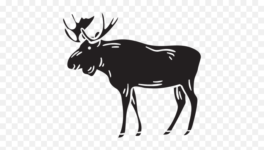 Moose Sweden Native Black - Transparent Png U0026 Svg Vector File Caribou Emoji,Moose Emoji