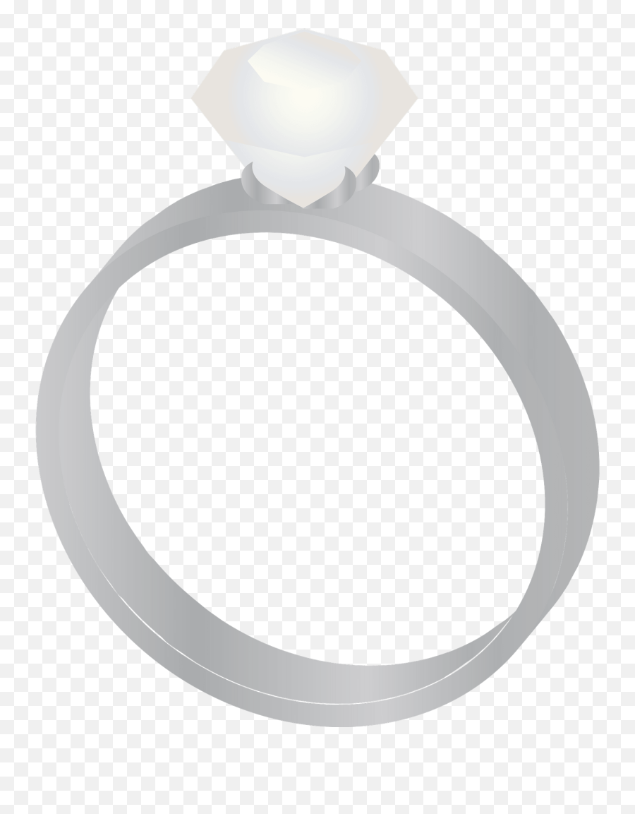 Diamond Ring Clipart - Solid Emoji,Wedding Ring Emoji