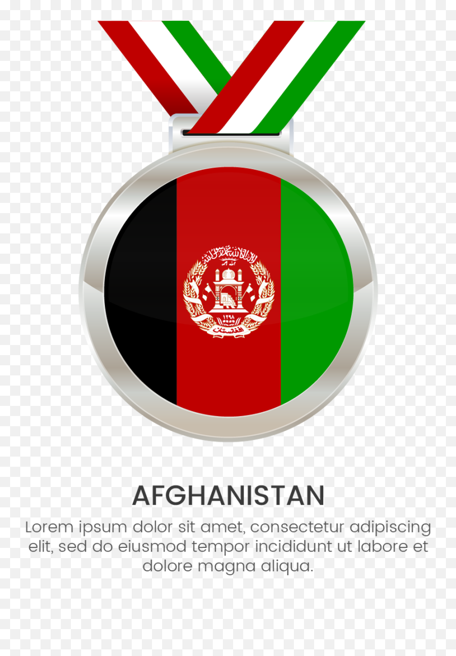 Afghanistan National Flag With Silver - Colorpngfile Free Png Flag Of Afghanistan Emoji,Taiwan Flag Emoji