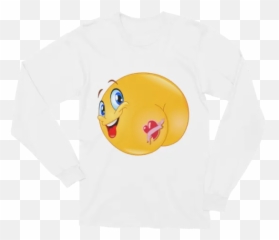 Unisex Tattoo Emoticon Long Sleeve T - Long Sleeve With Pocket Shirt Mockup Emoji,Squid Emoticon
