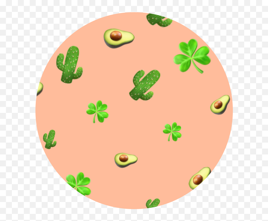 Pattern Pink Green Emojis Sticker By Dex - Dot,Peach Emojis