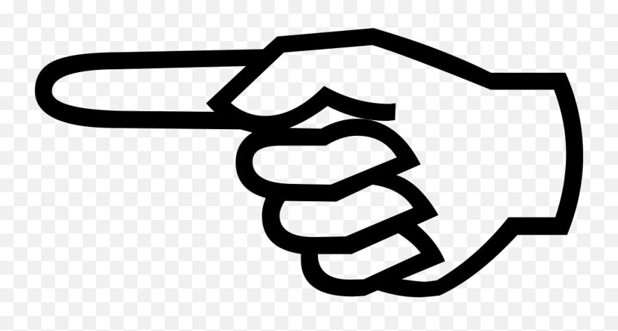 Index Finger Hand Pointing Clip Art - Finger Pointing At Someone Emoji,Pointing Left Emoji