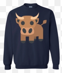 Bull Emoji Sweatshirt - Cool Firefighter Shirt,Ox Emoji