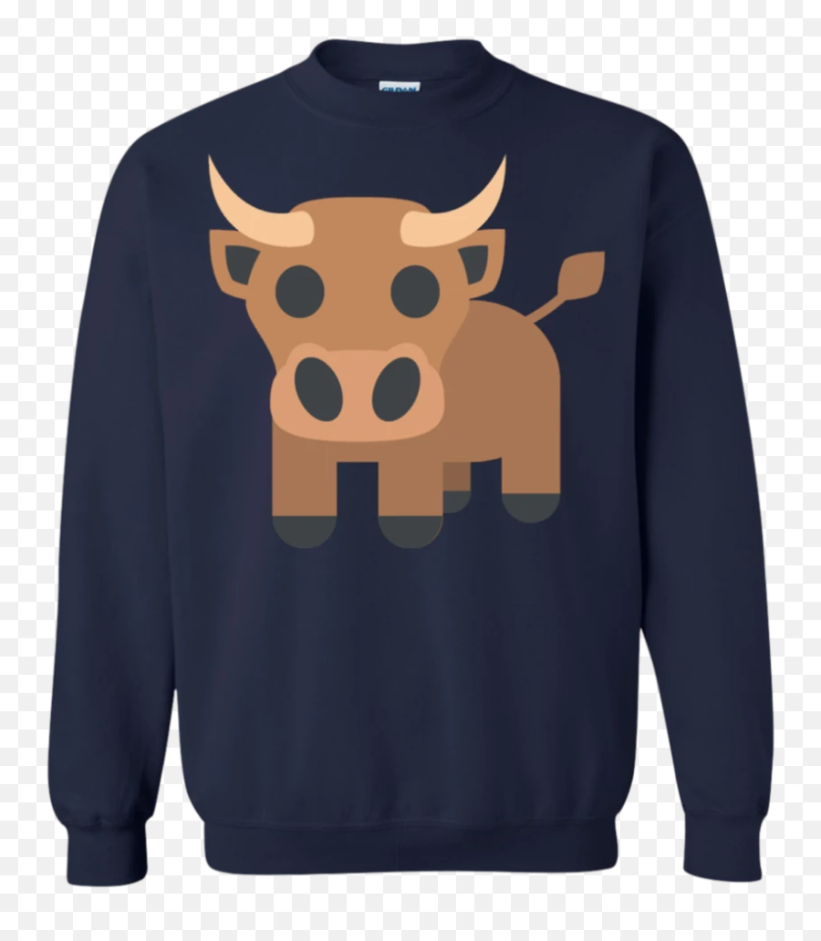 Bull Emoji Sweatshirt - Cool Firefighter Shirt,Ox Emoji
