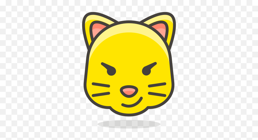 100 - Cat Emoji Drawing,Smug Face Emoji