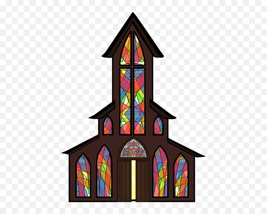 Free Image - Chapel Stained Glass Church Windows Emoji,Church Emoji