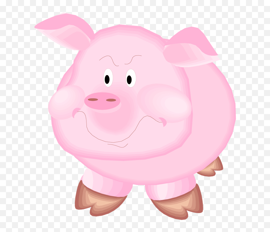 Clipart Pig Angel Transparent - Animales En Foami Cerdos Emoji,Lady And Pig Emoji