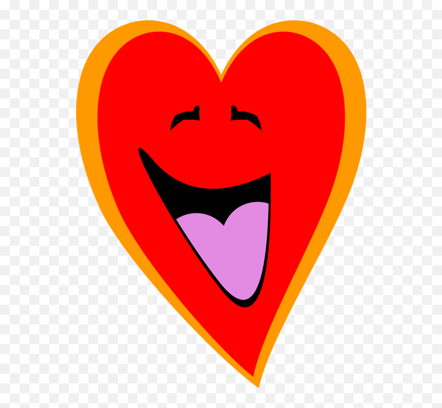 Emoticon Heart Love Png Clipart - Happy Heart Clipart Emoji,Heart Mouth Emoji