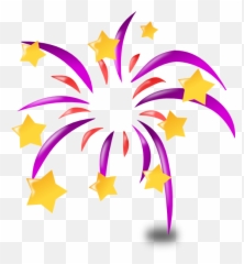 Celebration Fireworks Border Free Clipart Images - Festival Emoji