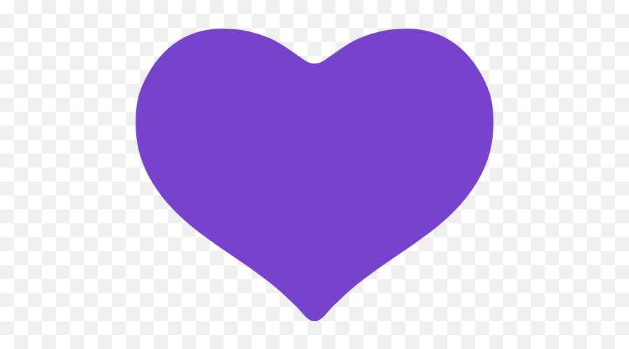 Purple Heart Emoji Transparent Background - Purple Heart Clip Art,Love Heart Emoji