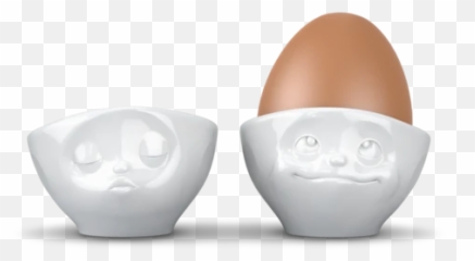 Emoji Set Egg Cups - Eierbecher Weiß,Egg Emoji