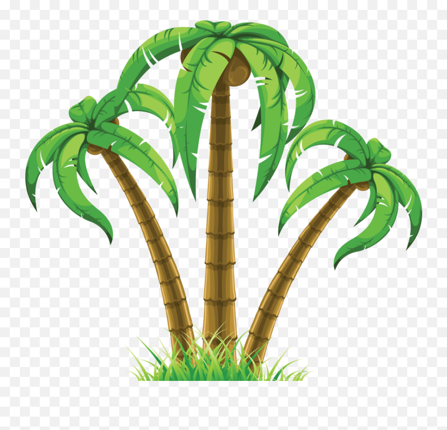 Palm Tree Art Tropical Palm Trees Clip Art Go Back Images - Palm Tree Clipart Free Emoji,Palm Tree Emoji