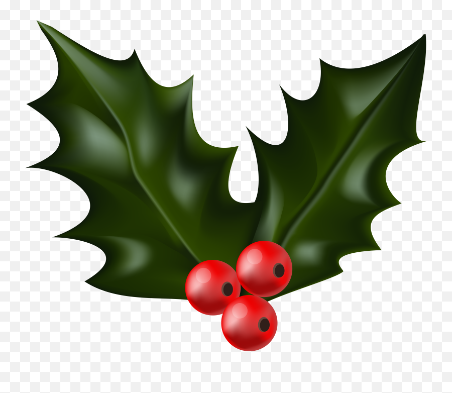 1113 Christmas Holly Free Clipart - Christmas Holly Png Emoji,Mistletoe Emoji