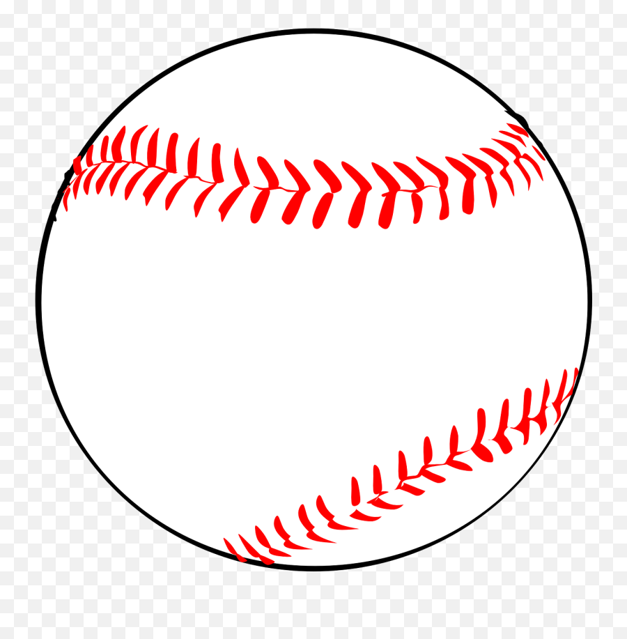 Baseball Sport Red Laces White Leather - Baseball Clip Art Emoji,Referee Whistle Emoji