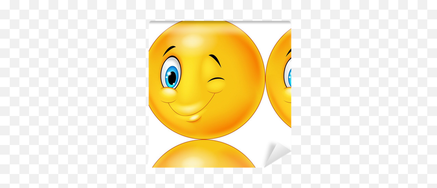 Happy Emoticon Smiley With Eyes Blinking Wallpaper Pixers - Smiley Emoji,Eye Emoticon