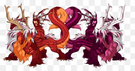Female Gaolers Make Heart Shape W - Flight Rising Emoji
