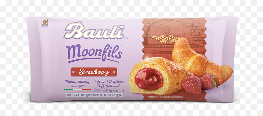 Bauli Moonfils In India Everyday Snack - Highquality Bauli Cake Emoji,Croissant Emoji