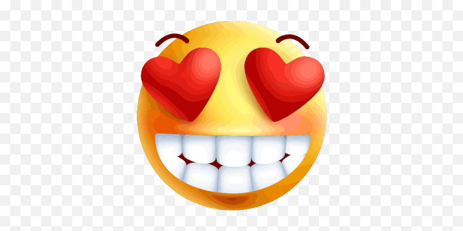 Smiley Emoticon - Heart Eyes Gif Transparent Emoji,Fallout Emoji