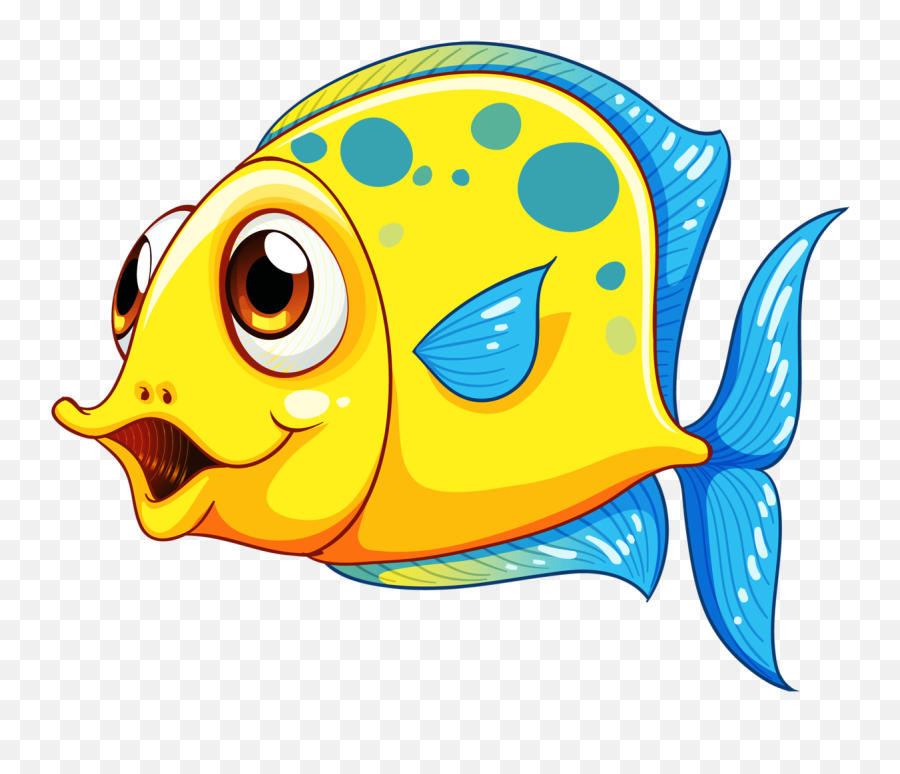Download Hd Png Clip Art And Cartoon - Fish Clipart Animal Painting For Kids Emoji,Fish Emoji Png