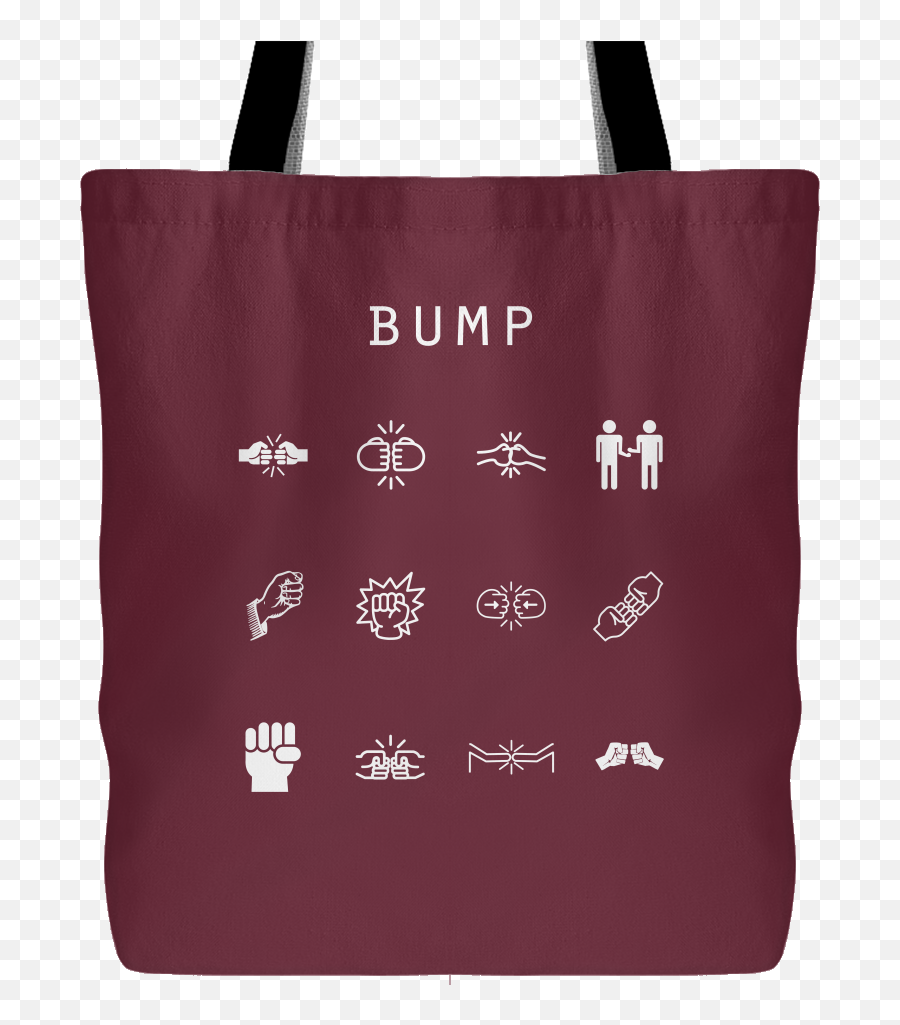 Bump Tote Bag - Handbag Emoji,Bro Fist Emoji