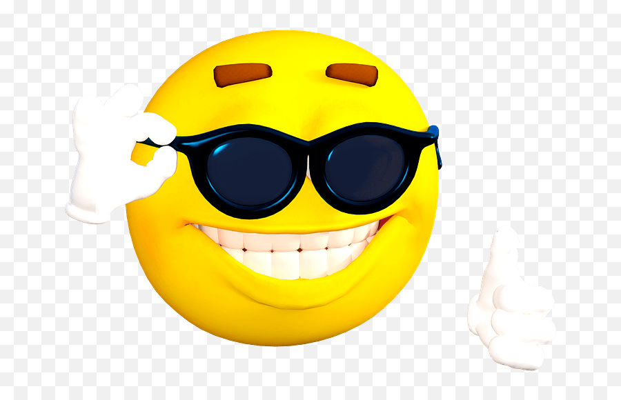 Thumb Up Emoji Clipart - Sunglasses Thumbs Up Transparent,Free Thumbs Up Emoji