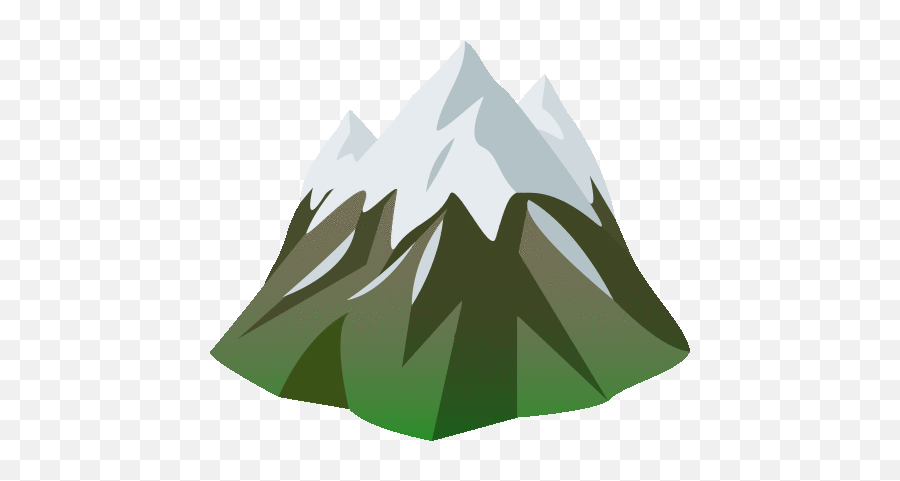 Snow Capped Mountain Travel Gif - Mountain Emoji,Mountain Emoji Transparent