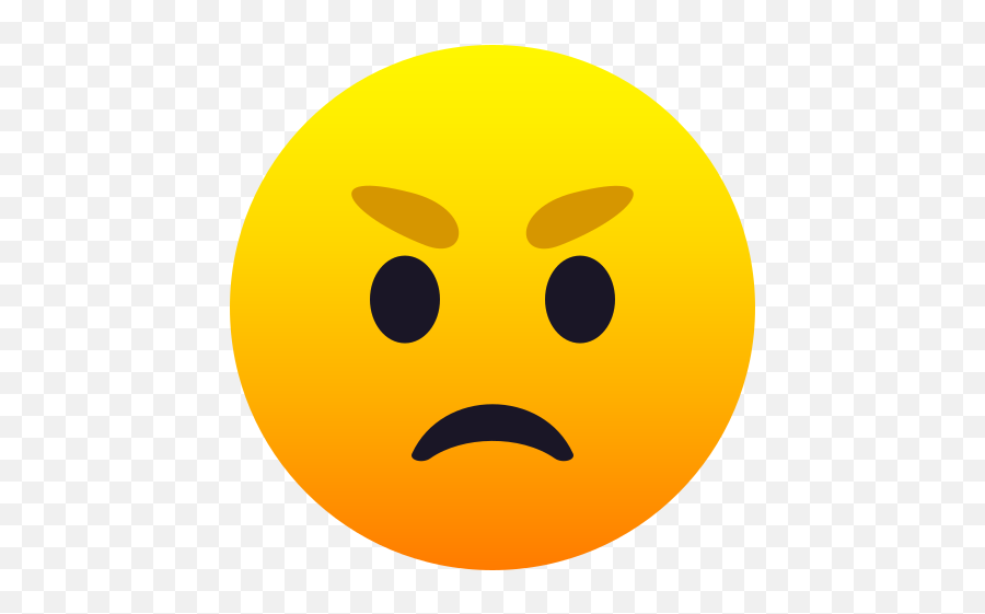 Emoji Angry Face To - Emoticon Cara Enojada,Anger Emoji
