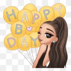 Sticker Emoji Ariana - Grande Birthday