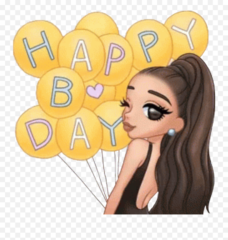 Sticker Emoji Ariana Sticker - Ariana Grande Birthday Sticker,Ariana Grande Emoji