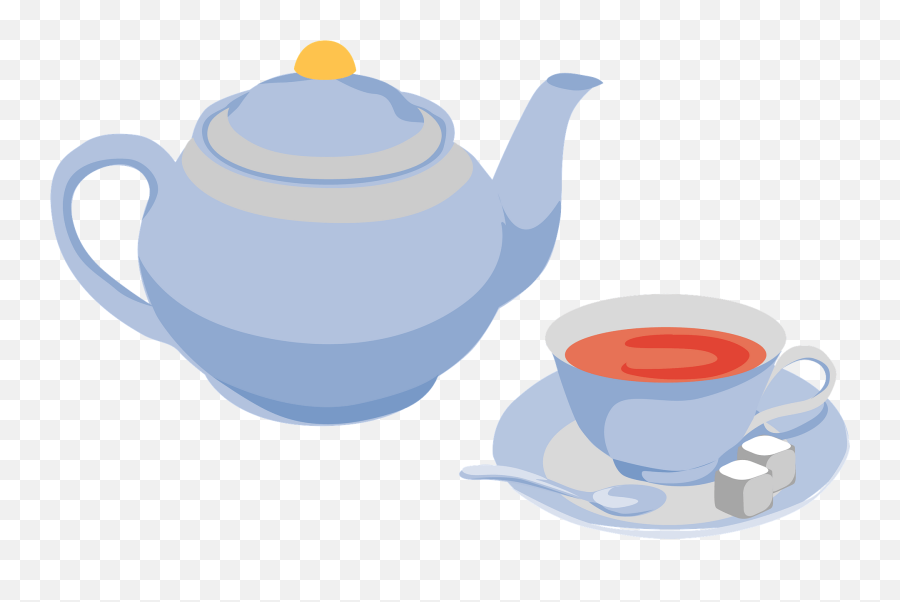 Cup Of Black Tea Clipart Emoji,Teapot Emoji