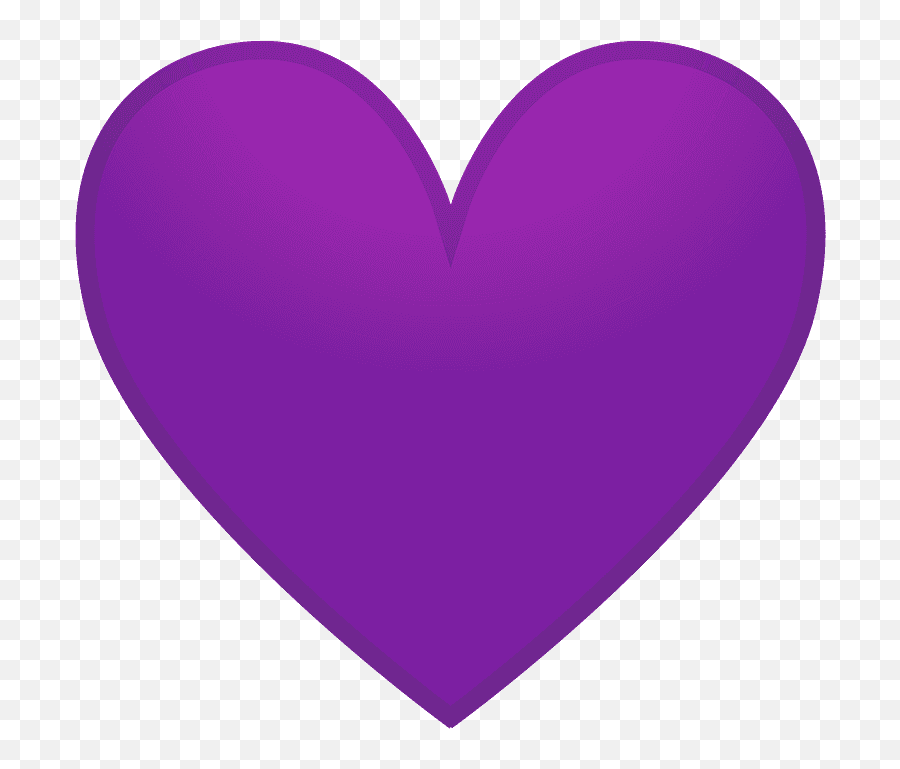 Purple Heart Emoji Clipart Free Download Transparent Png - Purple Heart Icon Png,Emoji With Heart
