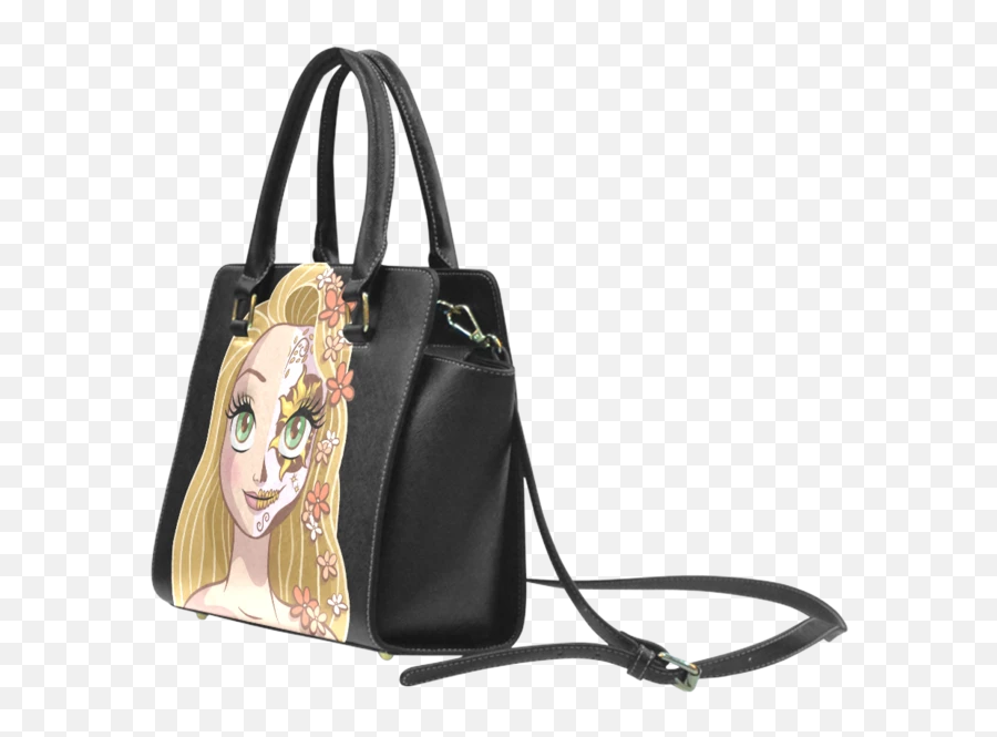 Ariel Sugar Skull Series Shoulder Handbag U2013 Perinterest - Tote Bag Emoji,Sugar Skull Emoji