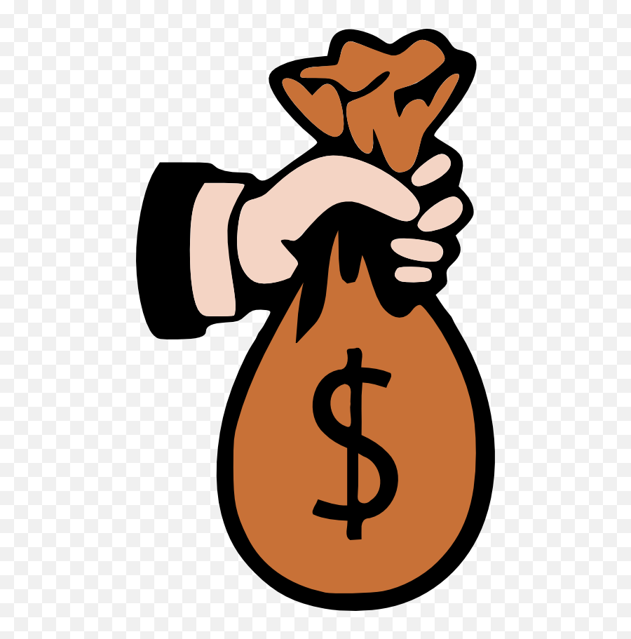 Money Bags Clip Art - Compensation Clipart Emoji,Money Tongue Emoji