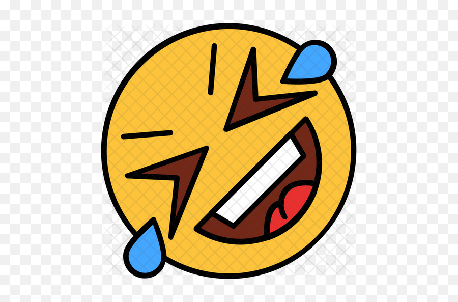 Loud Laugh Emoji Icon,Laughing Loudly Emoji
