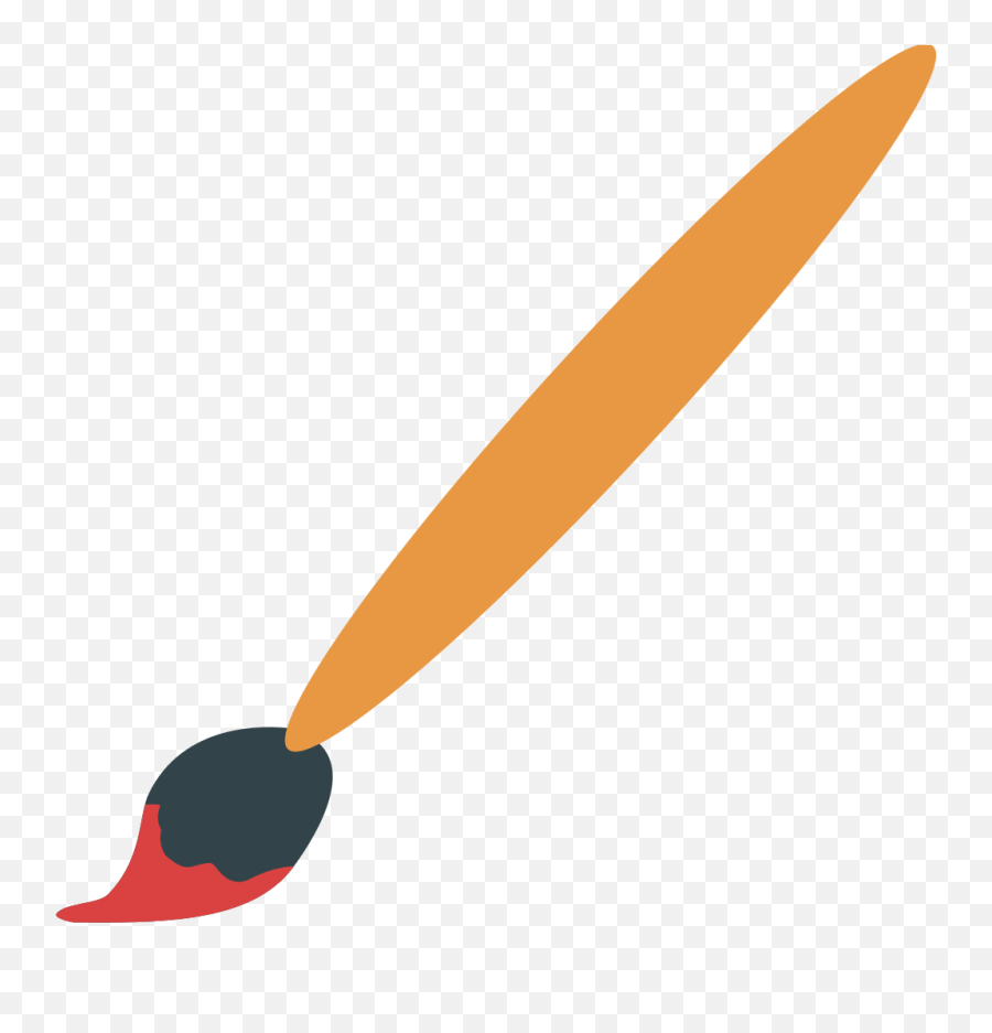 Emojione1 1f58c - Paintbrush Emoji,Pen Emoji