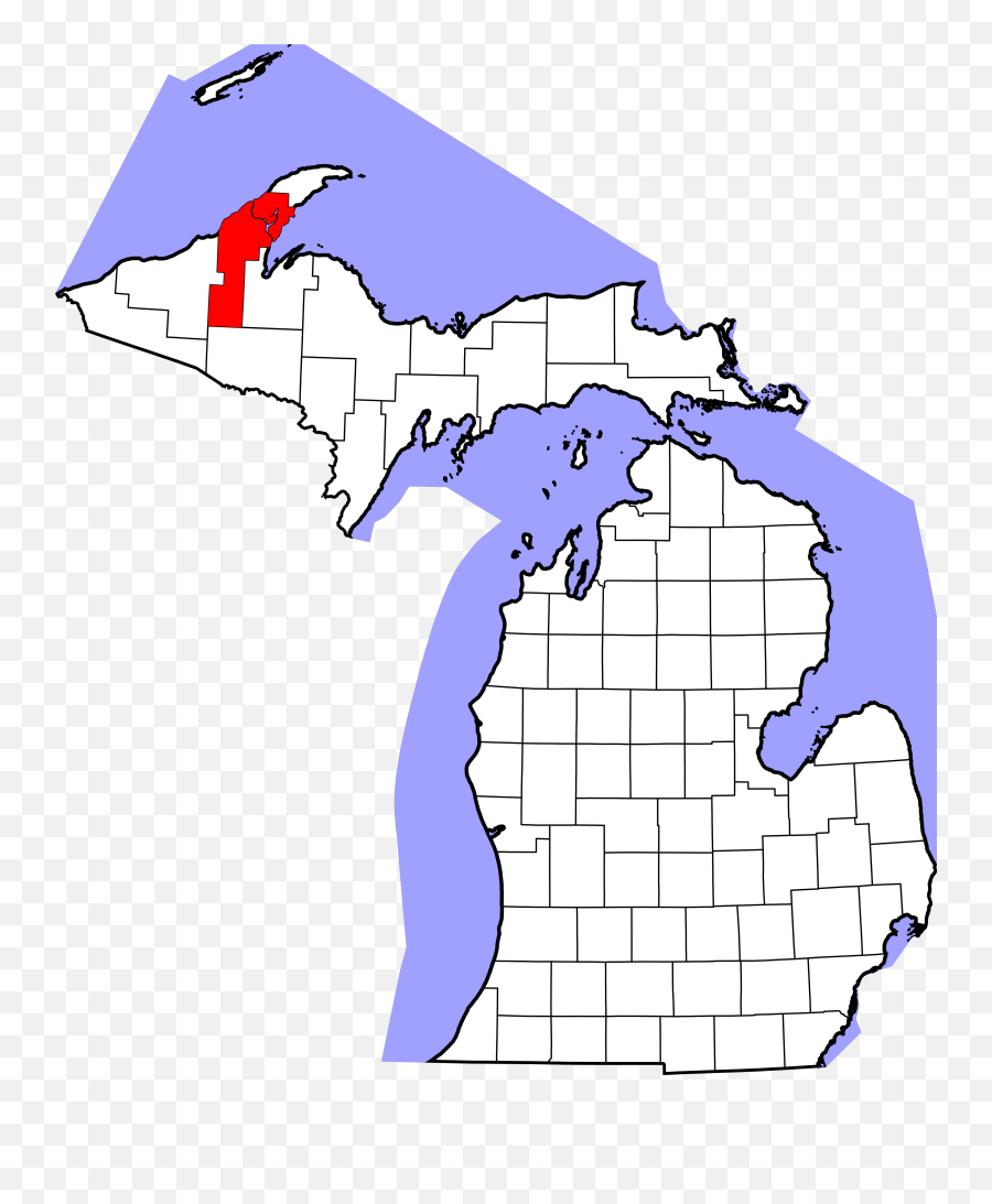 Houghton County - Map Of Michigan Emoji,Trap House Emoji