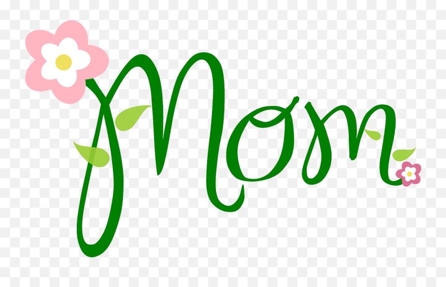 Mom Text Flower Font Mother - Mom Text Emoji,Mothers Day Emojis