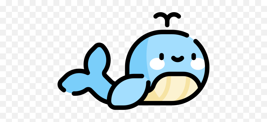 Whale - Clip Art Emoji,Whale Emoticon