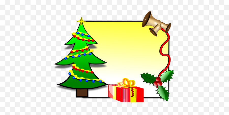 Christmas Vector Decoration - Christmas Card Design Clipart Emoji,Christmas Present Emoji