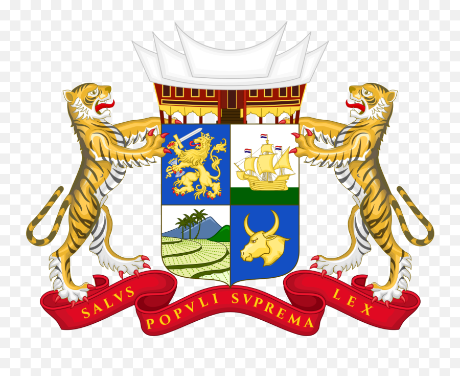 Coat Of Arms Of Padang - Illustration Emoji,Man Boat Tiger Emoji