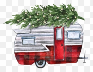 Camper Rv Trailer Travel Wanderlust - Merry Christmas Vintage Camper Emoji,Travel Trailer Emoji
